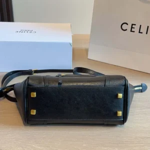 Celine Women Little Luggage in Grained Calfskin-Black L108J3056