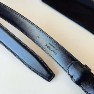 Celine Women Maison Celine Belt 13Mm in Taurillon Leather B10543A01