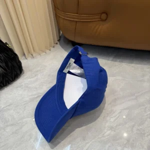 Celine Women Richelieu Cap In Cotton Twill-Navy AA0IE2U74