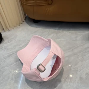 Celine Women Richelieu Cap In Cotton Twill-Pink AA0IE2U74