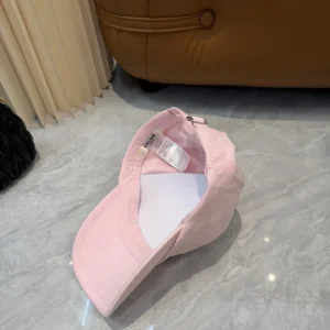 Celine Women Richelieu Cap In Cotton Twill-Pink AA0IE2U74