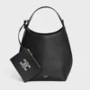Celine Women Small Hobo in Supple Smooth Calfskin-Black L10133Q71