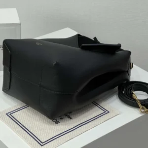Celine Women Small Hobo in Supple Smooth Calfskin-Black L10133Q71