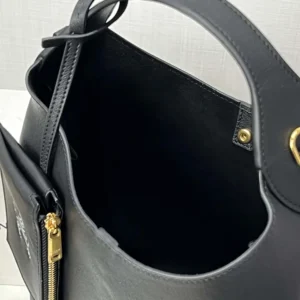 Celine Women Small Hobo in Supple Smooth Calfskin-Black L10133Q71