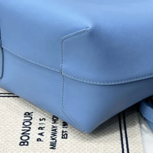 Celine Women Small Hobo in Supple Smooth Calfskin-Blue L10133Q71