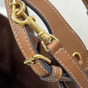Celine Women Small Hobo in Supple Smooth Calfskin-Tan L10133Q71