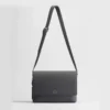 Dior Men CD Icon Messenger Bag with Flap Gris Flanelle Matte Grained Calfskin
