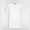 Dior Men CD Icon Polo Shirt White Cotton Piqué 013J800A0373