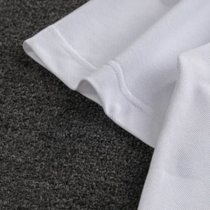 Dior Men CD Icon Polo Shirt White Cotton Piqué 013J800A0373