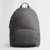Dior Men CD Icon Zipped Backpack Gris Flanelle Matte Grained Calfskin