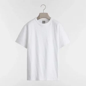 Dior Men Oblique T-Shirt Relaxed Fit White Cotton Jersey 693J633A3145
