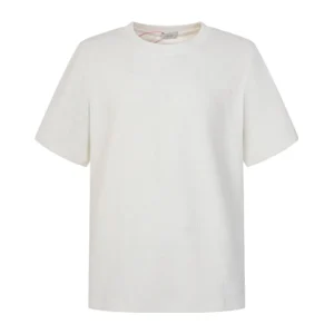 Dior Men Oblique T-Shirt Relaxed Fit White Cotton Jersey 693J633A3145