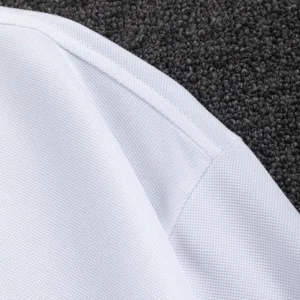 Dior Men Polo Shirt with Dior Clover Embroidery White Cotton Piqué