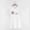 Dior Women Reverse T-Shirt Relaxed Fit White Cotton Jersey 683J668B3036 15 Dior Men Reverse T-Shirt Relaxed Fit White Cotton Jersey 683J668B3036