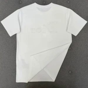 Dior Men Reverse T-Shirt Relaxed Fit White Cotton Jersey 683J668B3036