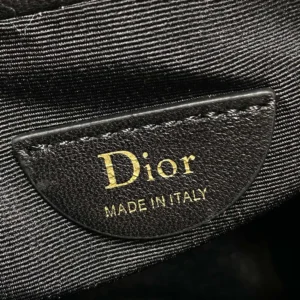 Dior Women Adiorable Mini Bucket Bag Black Cannage Lambskin