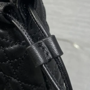 Dior Women Adiorable Mini Bucket Bag Black Cannage Lambskin