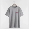 Dior Men T-Shirt with Horse Embroidery Relaxed Fit Gray Cotton Jersey 683J624A0677