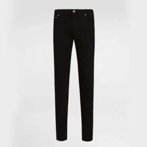 Dolce Gabbana D&G Men Black Wash Skinny Stretch Jeans-GY07LDG8