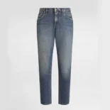 Dolce Gabbana D&G Men Regular Cotton Jeans-GYJCCDG8NR9S9001