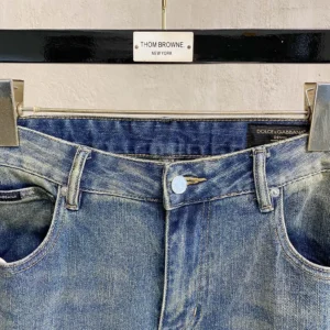 Dolce Gabbana D&G Men Regular Cotton Jeans-GYJCCDG8NR9S9001