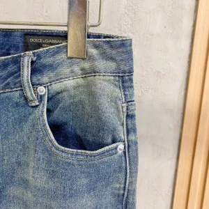 Dolce Gabbana D&G Men Regular Cotton Jeans-GYJCCDG8NR9S9001