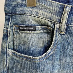 Dolce Gabbana D&G Men Regular Cotton Jeans-GYJCCDG8NR9S9001