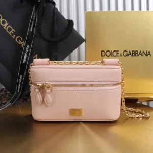 Dolce Gabbana D&G Women Sicily Crossbody Bag-Pink BB7800B