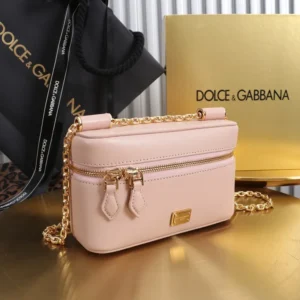 Dolce Gabbana D&G Women Sicily Crossbody Bag-Pink BB7800B
