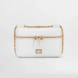 Dolce Gabbana D&G Women Sicily Crossbody Bag-White BB7800B