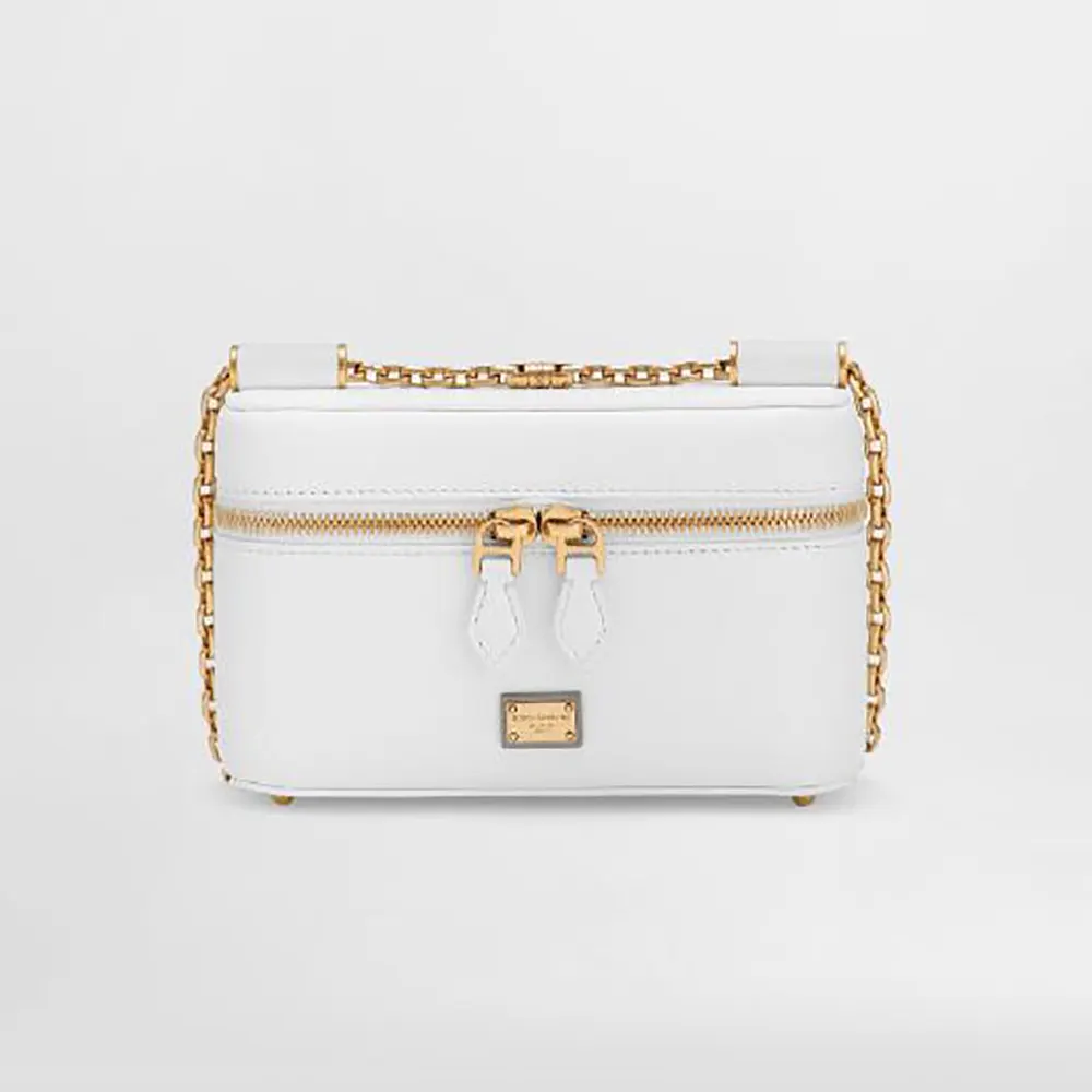 Dolce Gabbana D&G Women Sicily Crossbody Bag-White BB7800B