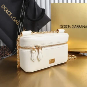 Dolce Gabbana D&G Women Sicily Crossbody Bag-White BB7800B
