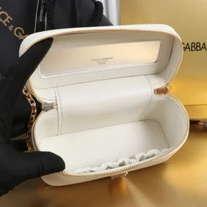 Dolce Gabbana D&G Women Sicily Crossbody Bag-White BB7800B