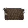 Fendi Men Simply FF Shoulder Bag with Fendi Baguette Motif