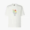 Fendi Men White Cotton T-shirt FY0936B05MF0H0G