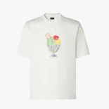 Fendi Men White Cotton T-shirt FY0936B05MF0H0G