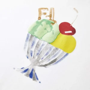 Fendi Men White Cotton T-shirt FY0936B05MF0H0G