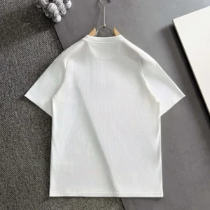 Fendi Men White Cotton T-shirt FY1319AY0GF0QA0