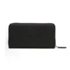 Fendi Men Zip Around Wallet in FF Motif Nappa Leather Black