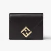 Fendi Unisex FF Diamonds Wallet Black Leather Wallet 8M0480ALV4F0KUR