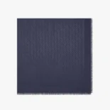 Fendi Unisex FF Navy Blue Silk and Wool Shawl FXT069AJW7F1D8E