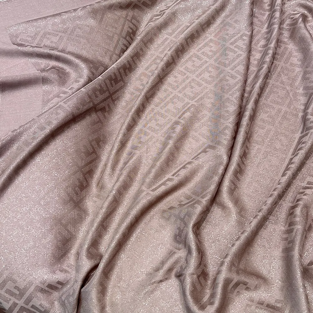 Fendi Unisex FF Shawl Dove Gray Silk and Wool Shawl FXT069AJW7F1N3T 5 Fendi Unisex FF Shawl Dove Gray Silk and Wool Shawl FXT069AJW7F1N3T