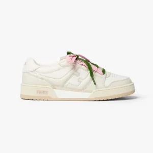 Fendi Unisex Match White Leather Low-tops 8E8943AY