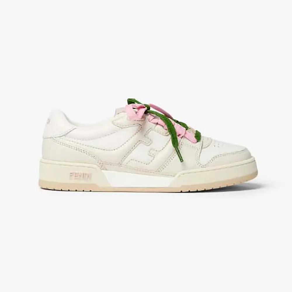 Fendi Unisex Match White Leather Low-tops 8E8943AY