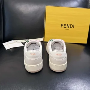 Fendi Unisex Match White Leather Low-tops 8E8943AY