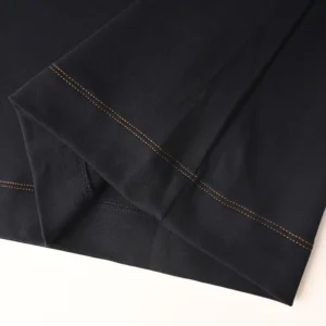 Fendi Women Dark Blue Cotton T-shirt FY0936B05IF0QG0