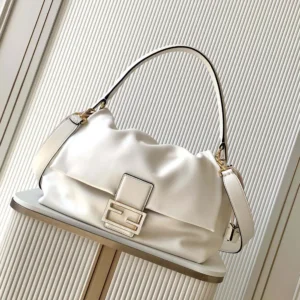 Fendi Women Mamma Baguette Large Nappa Leather Bag 8BR834AQ