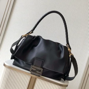 Fendi Women Mamma Baguette Large Nappa Leather Bag 8BR834AQ