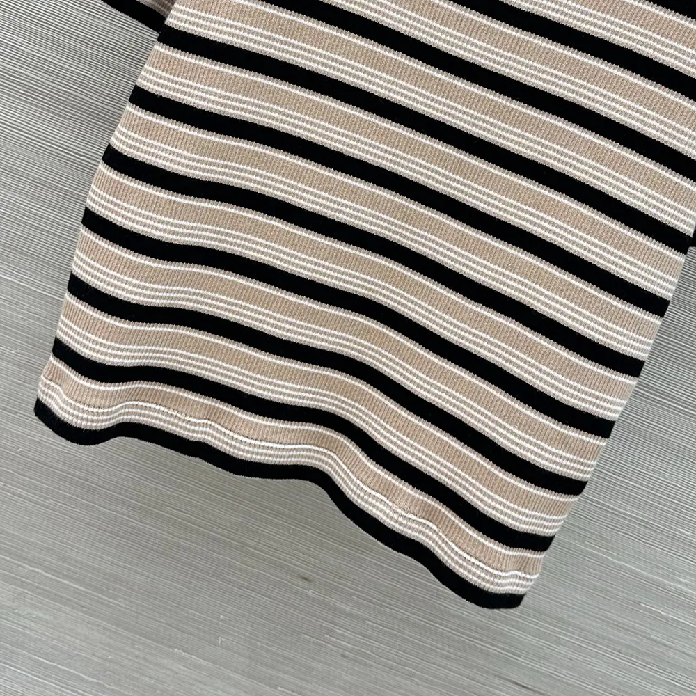 Fendi Women Top Multicolor Striped Cotton Jumper FS8110AW88 9 Fendi Women Top Multicolor Striped Cotton Jumper FS8110AW88 - Image 9
