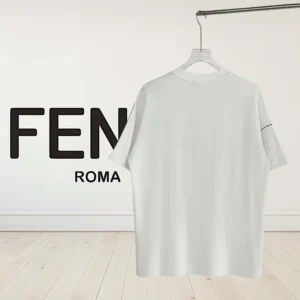 Fendi Women White Cotton T-shirt FY0936B05OF0H0G